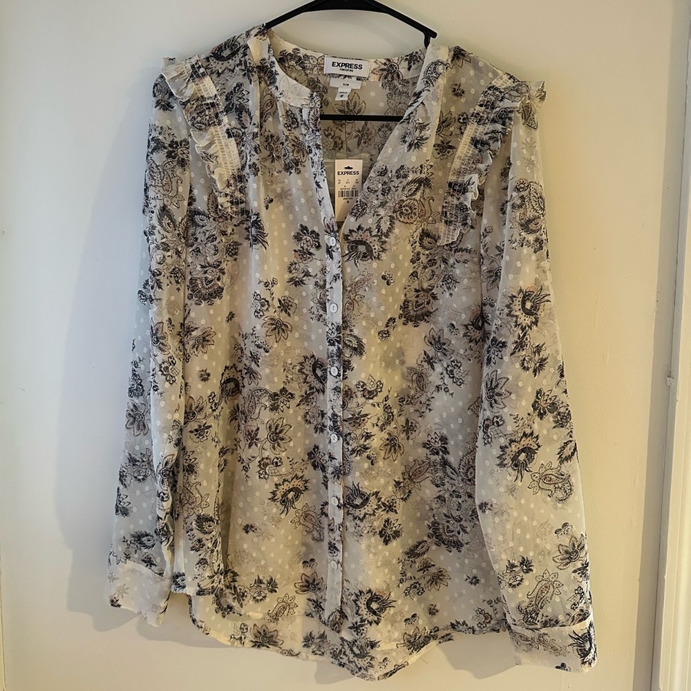 Express Paisley Blouse - M